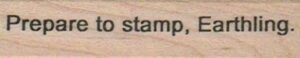 Prepare To Stamp 3/4 x 2 3/4-0