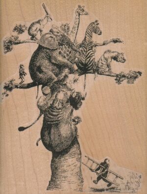 Animal Tree 3 1/2 x 4 1/2-0